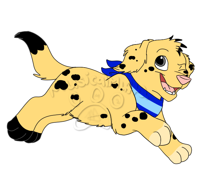 paw clipart yellow dog