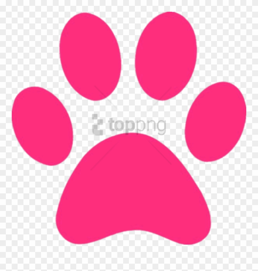 pawprint clipart pink panther