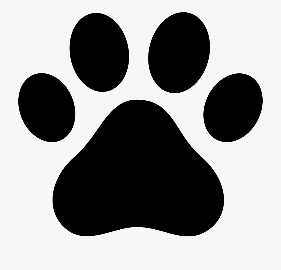 pawprint clipart real dog