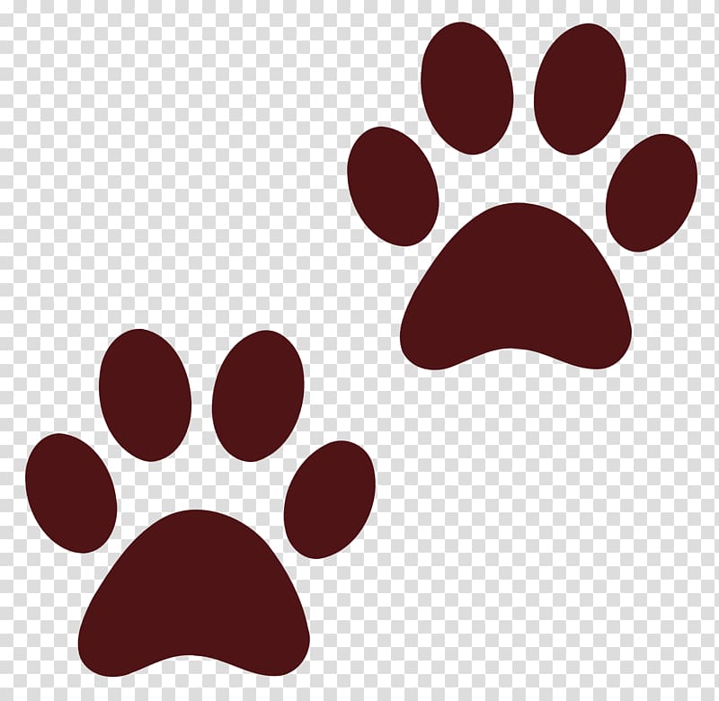 pawprint clipart two