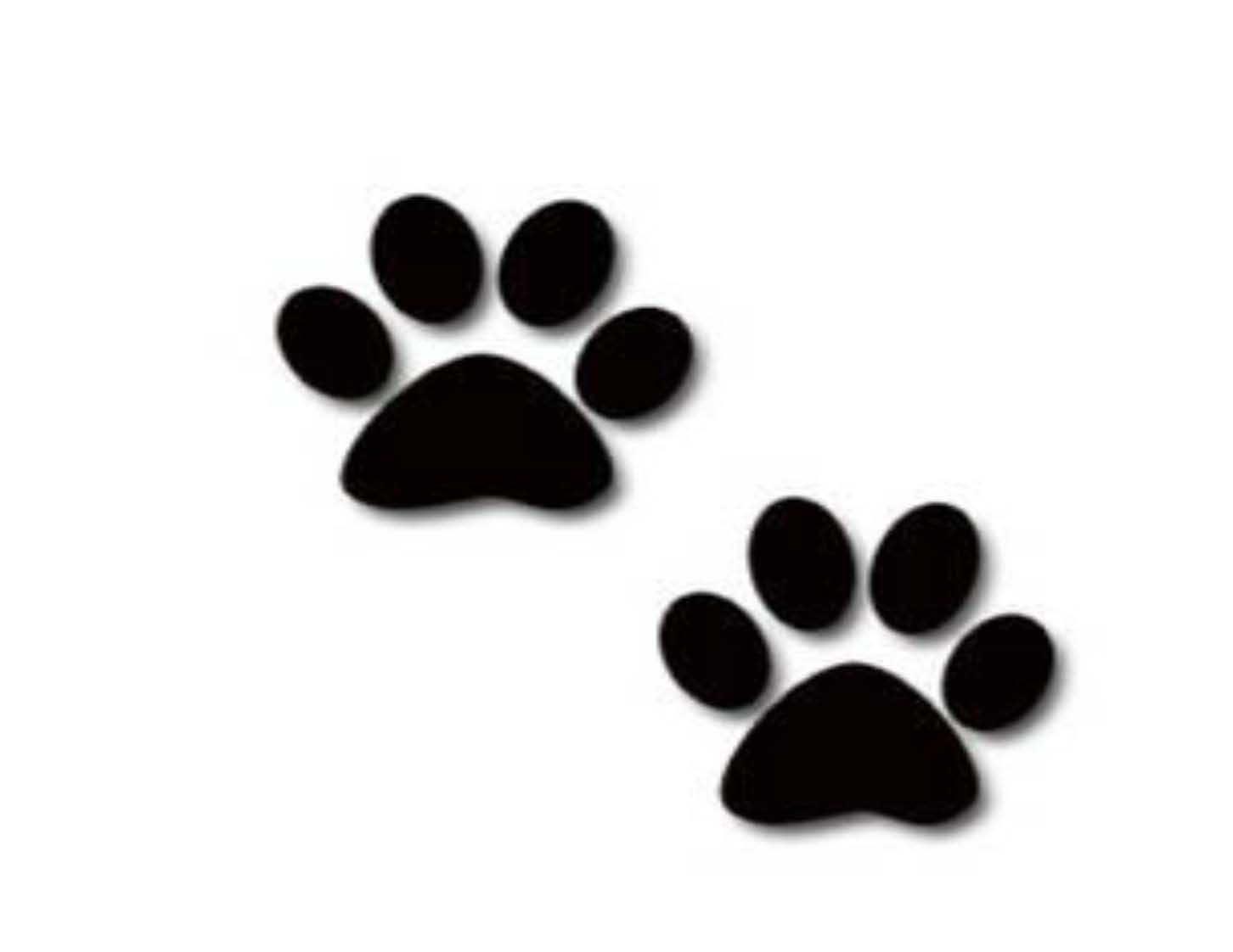 pawprint clipart two
