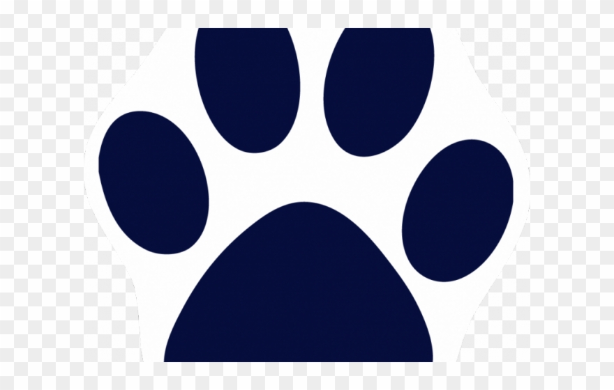 Navy paw print blue. Paws clipart car