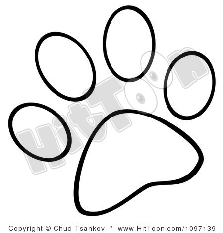 paws clipart easy dog