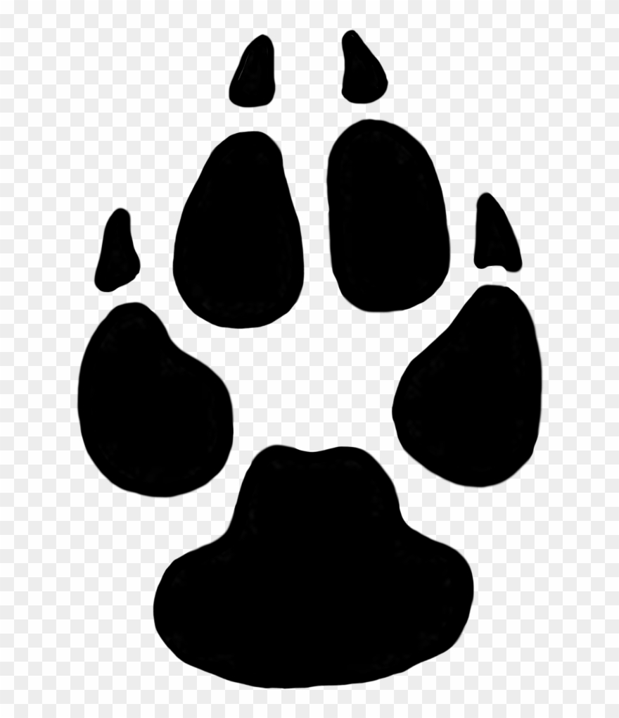 paws clipart footprint