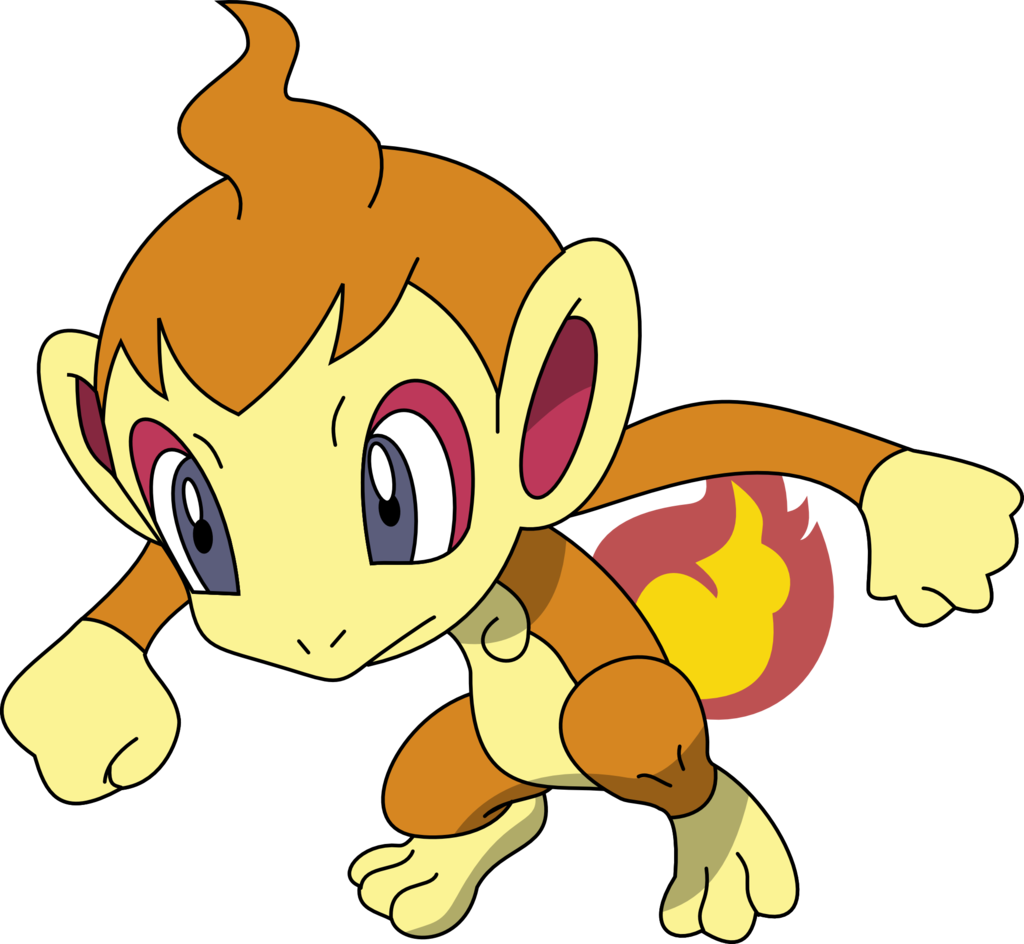 Paws clipart garfield. Chimchar by pklucario on
