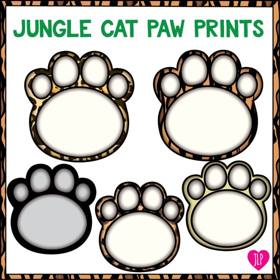 paws clipart jungle