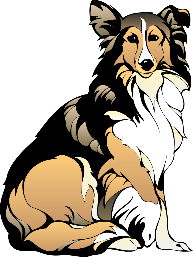 paws clipart sheltie