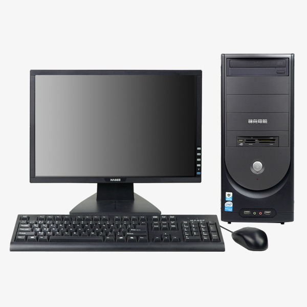 Desktop computer png image. Pc clipart