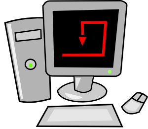 pc clipart computer cartoon