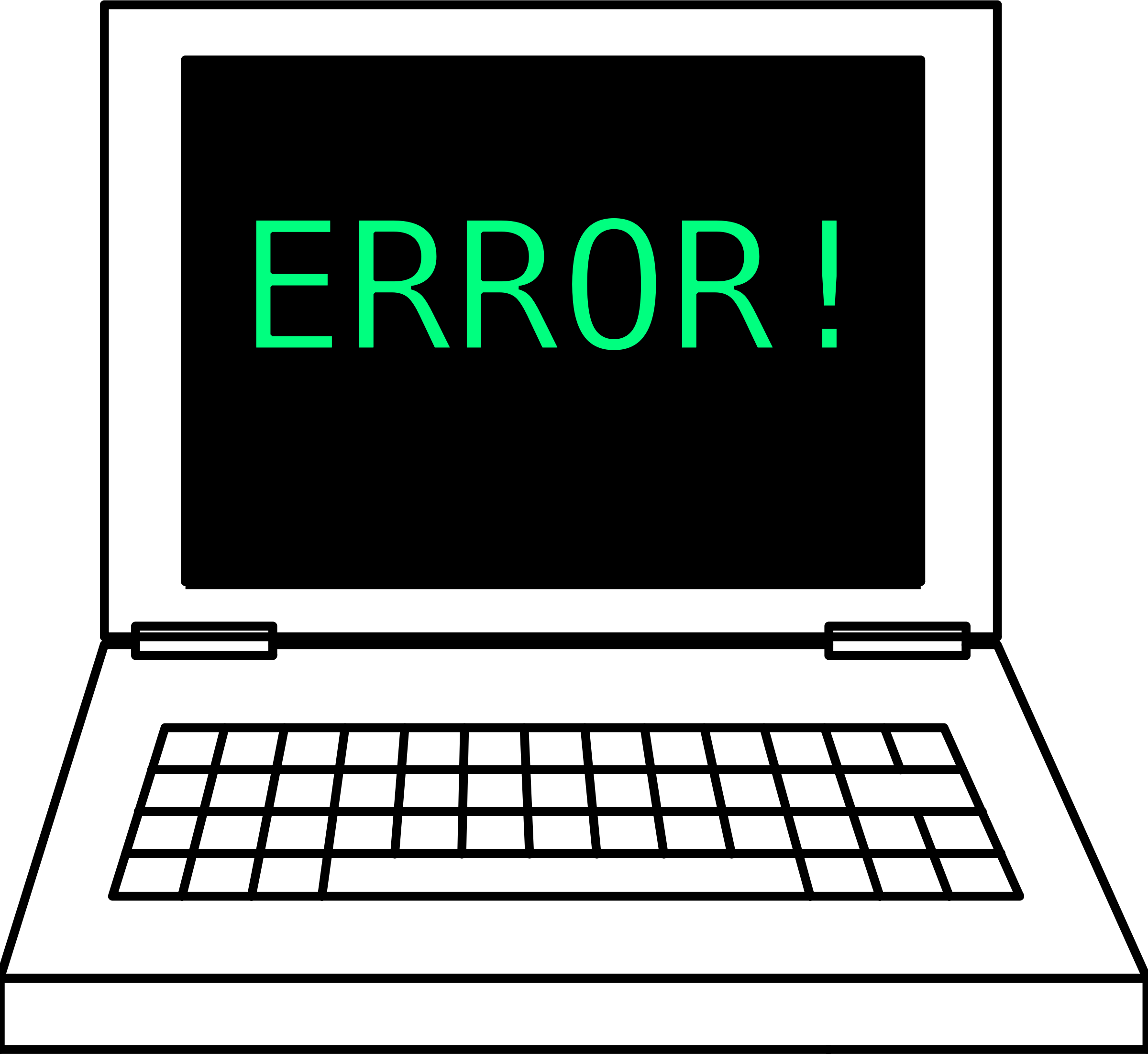  collection of high. Pc clipart computer error