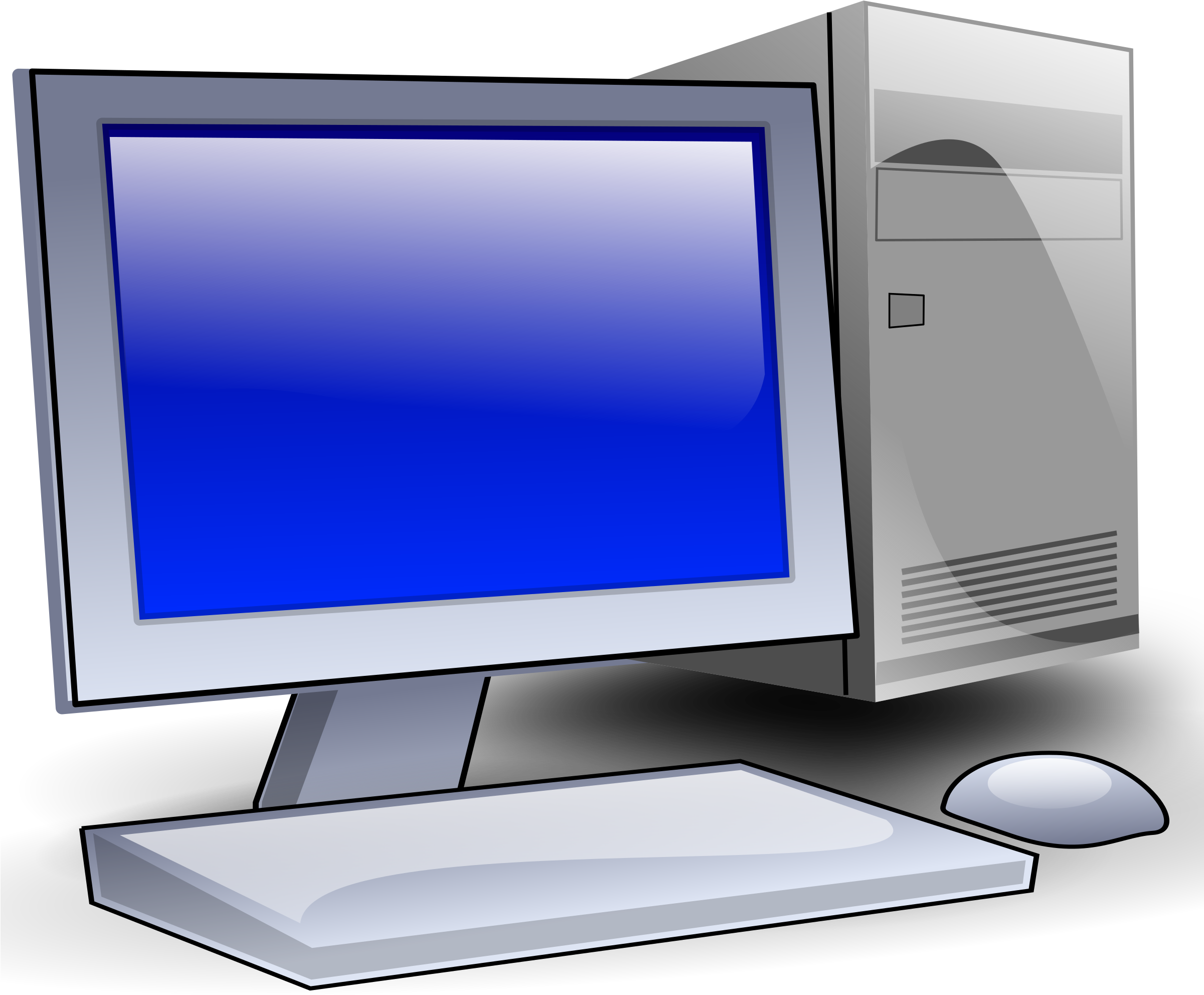 pc clipart design computer