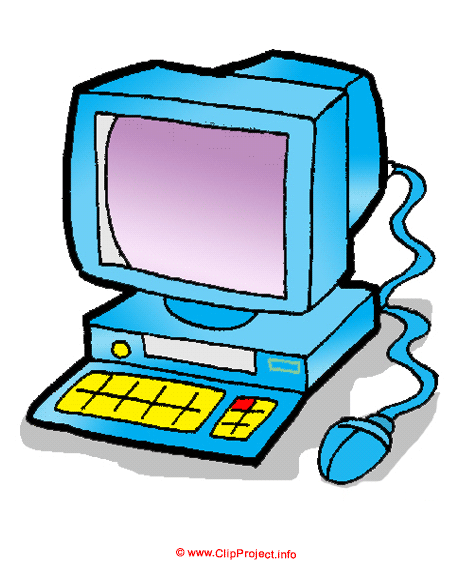 pc clipart office computer