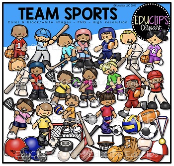 sports clipart team sport