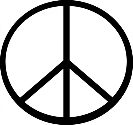 Peace clipart. Free symbols clip art