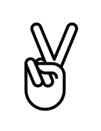 Hand symbol gallery meaning. Peace clipart alien