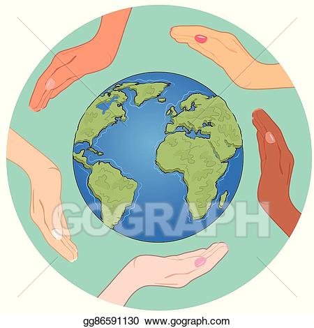peace clipart globe world