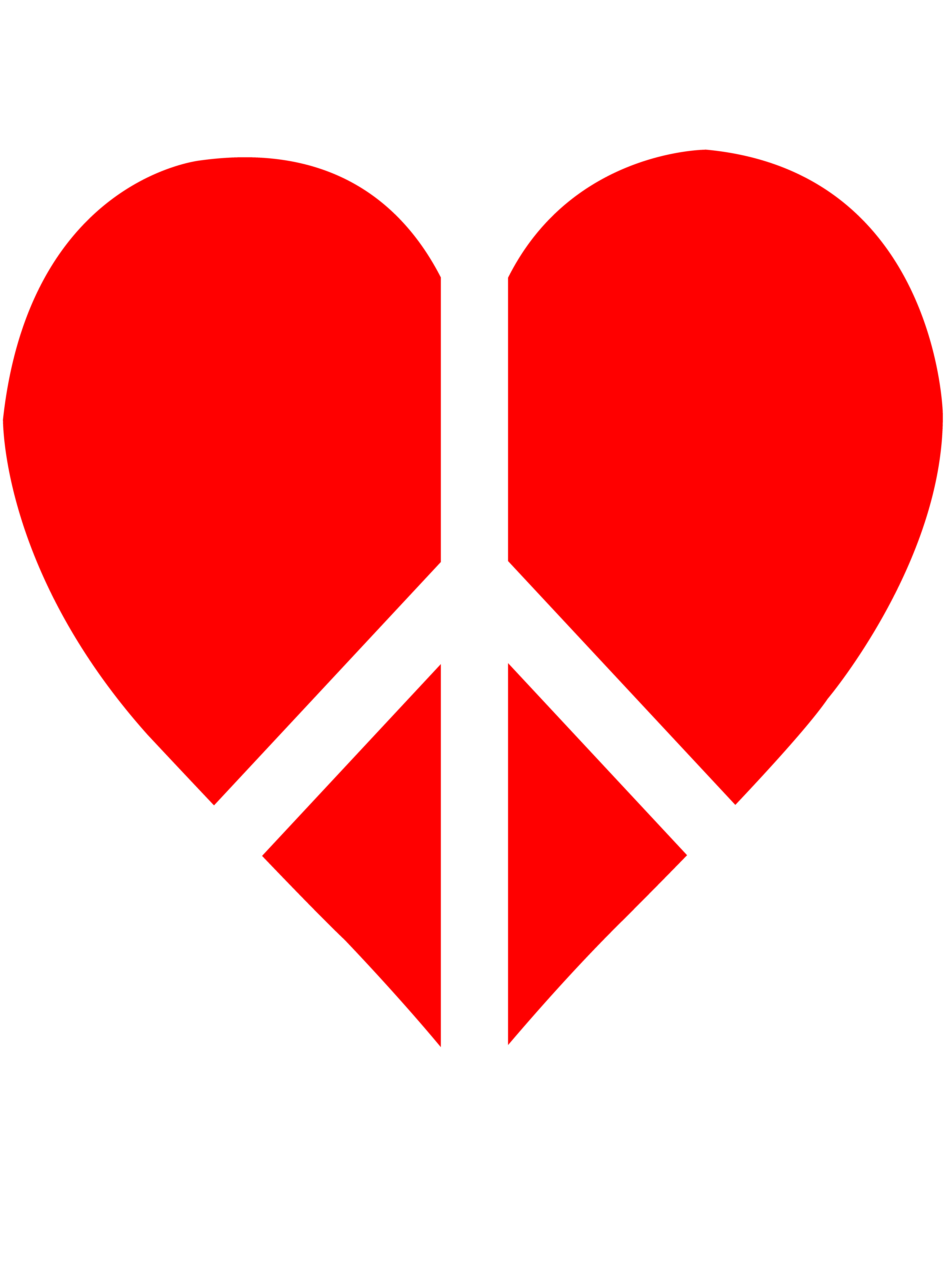 peace clipart heart