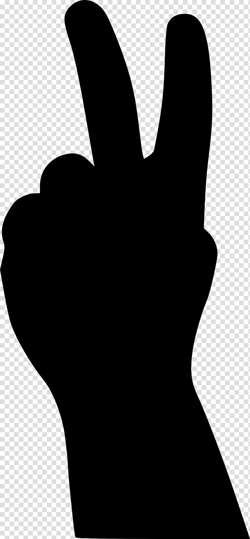 peace clipart one finger