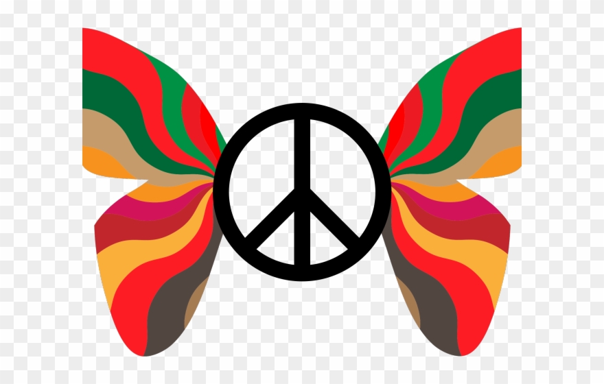 peace clipart retro