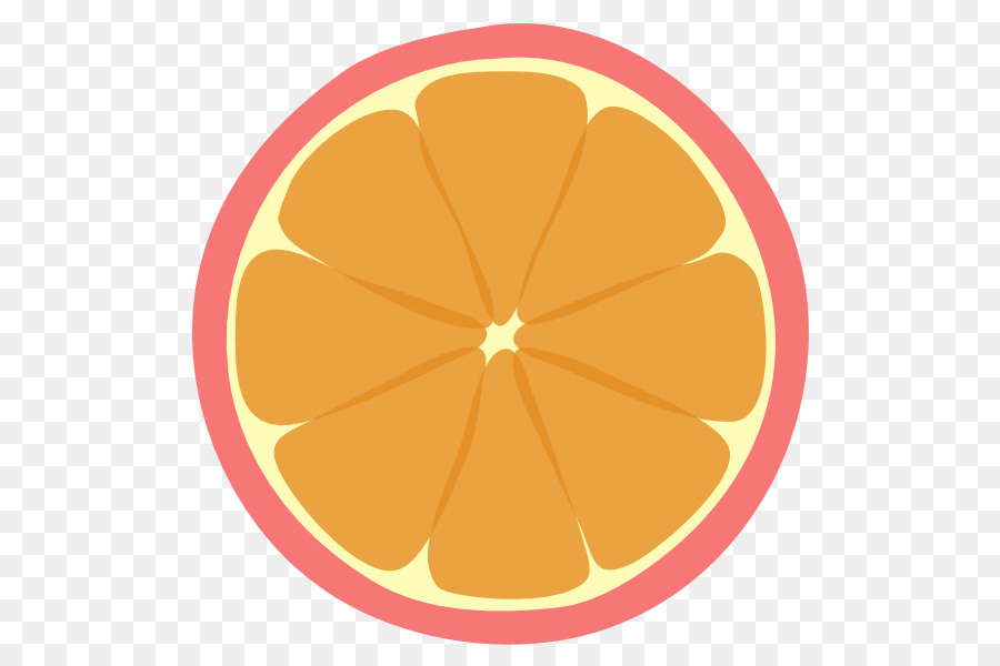 peach clipart orange