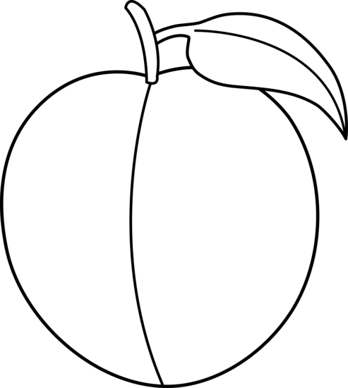 Peaches clipart black and white. Free peach cliparts download