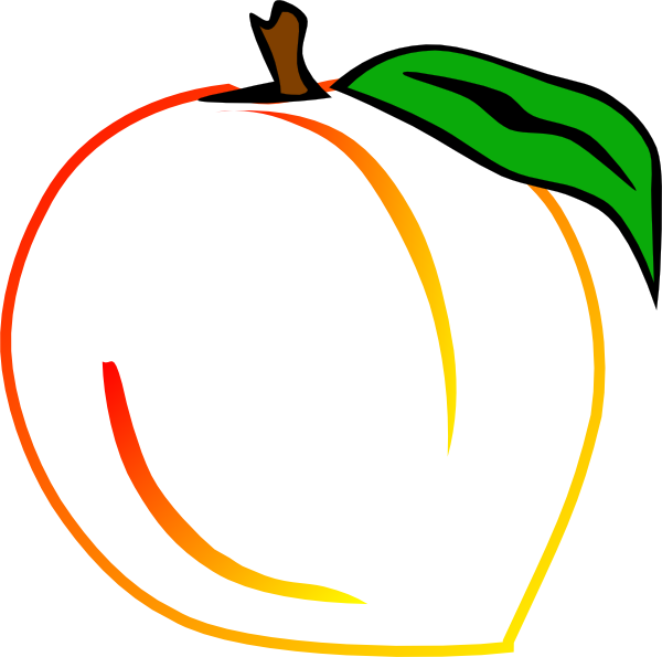 Peaches transparent