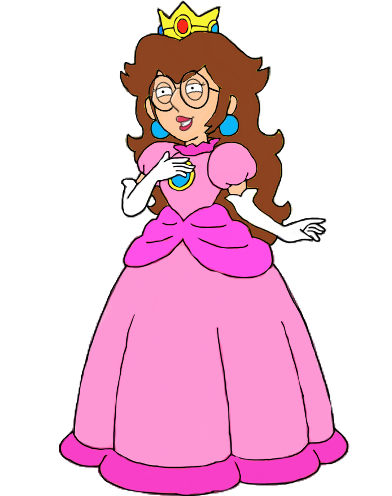 Peaches clipart draw. Meg griffin as princess