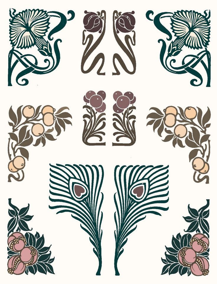 Peacock clipart art nouveau. Pin by rk pellant