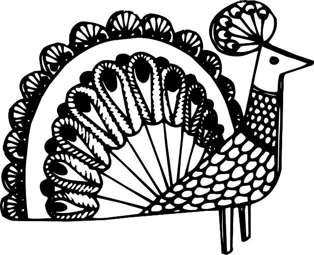 Bird drawing at getdrawings. Peacock clipart fancy