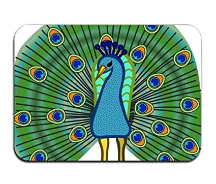 peacock clipart front