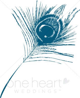 peacock clipart heart