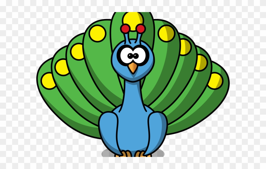 peacock clipart rain clipart