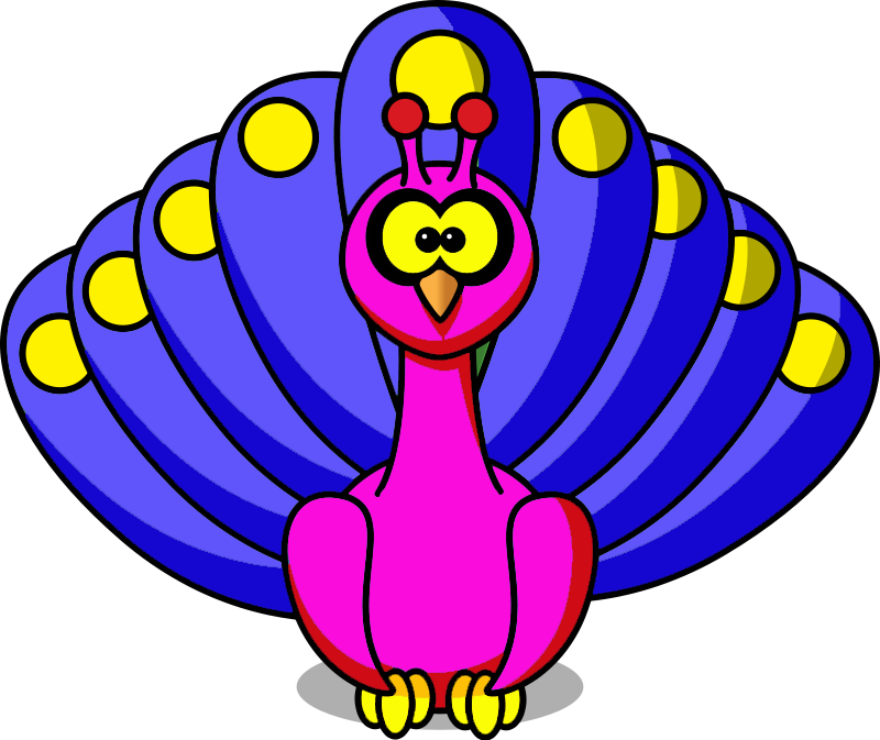 Free images at clker. Wing clipart peacock