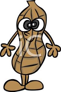 Peanut clipart face. A with royalty free