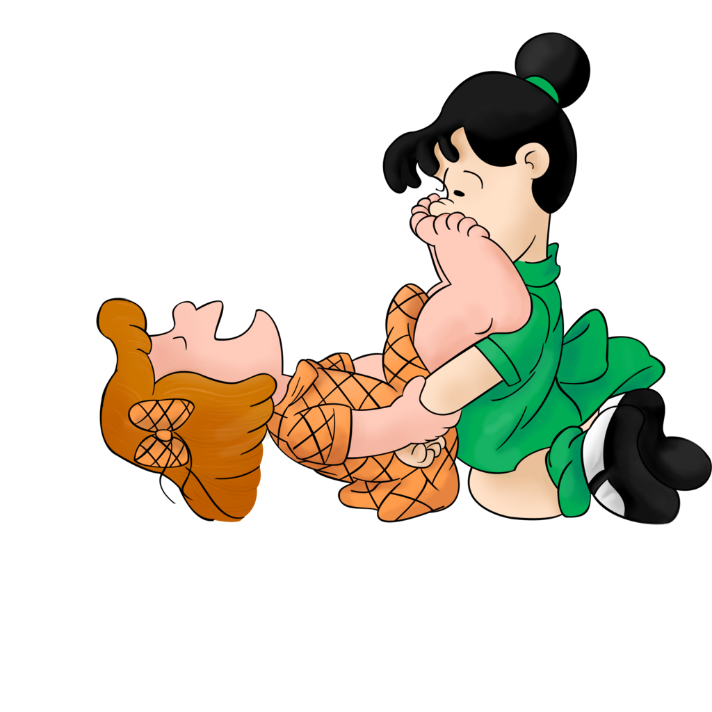Peanuts clipart lucy. Image patty vs violet