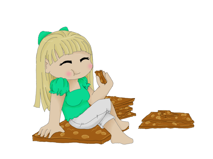 Chibi sweets by art. Peanut clipart peanut brittle