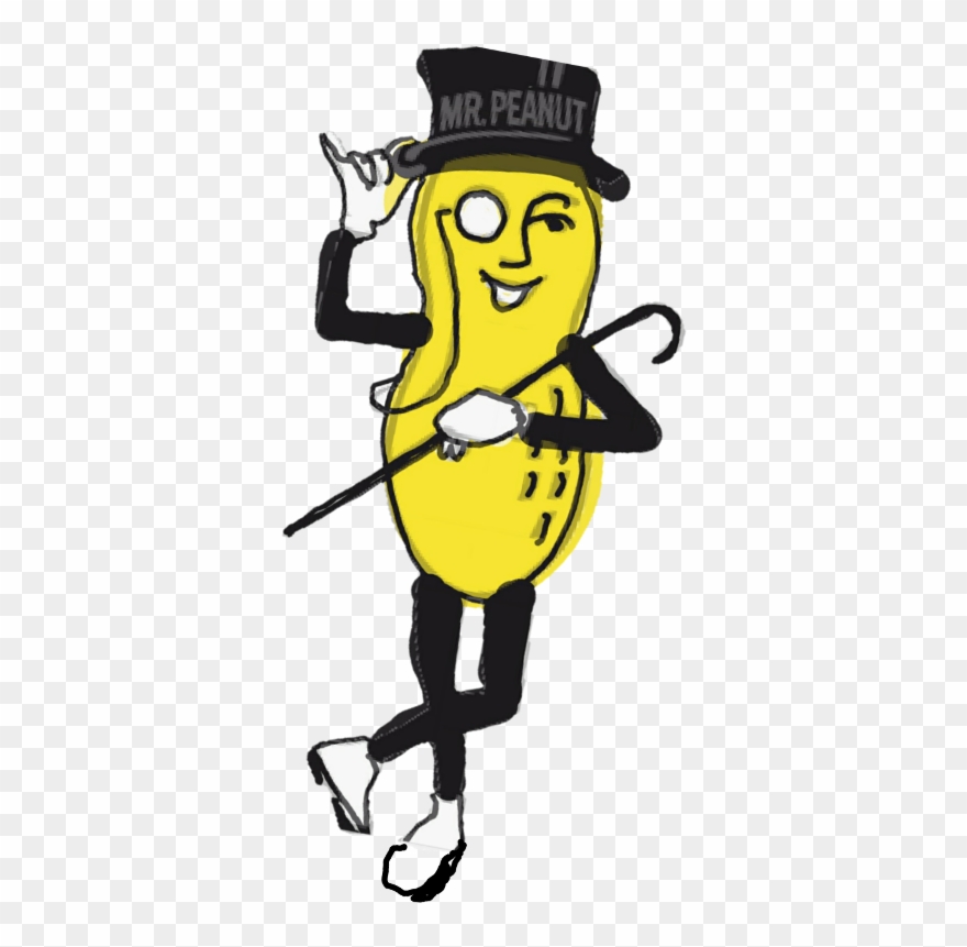 Transparent pinclipart . Peanut clipart peanut mr