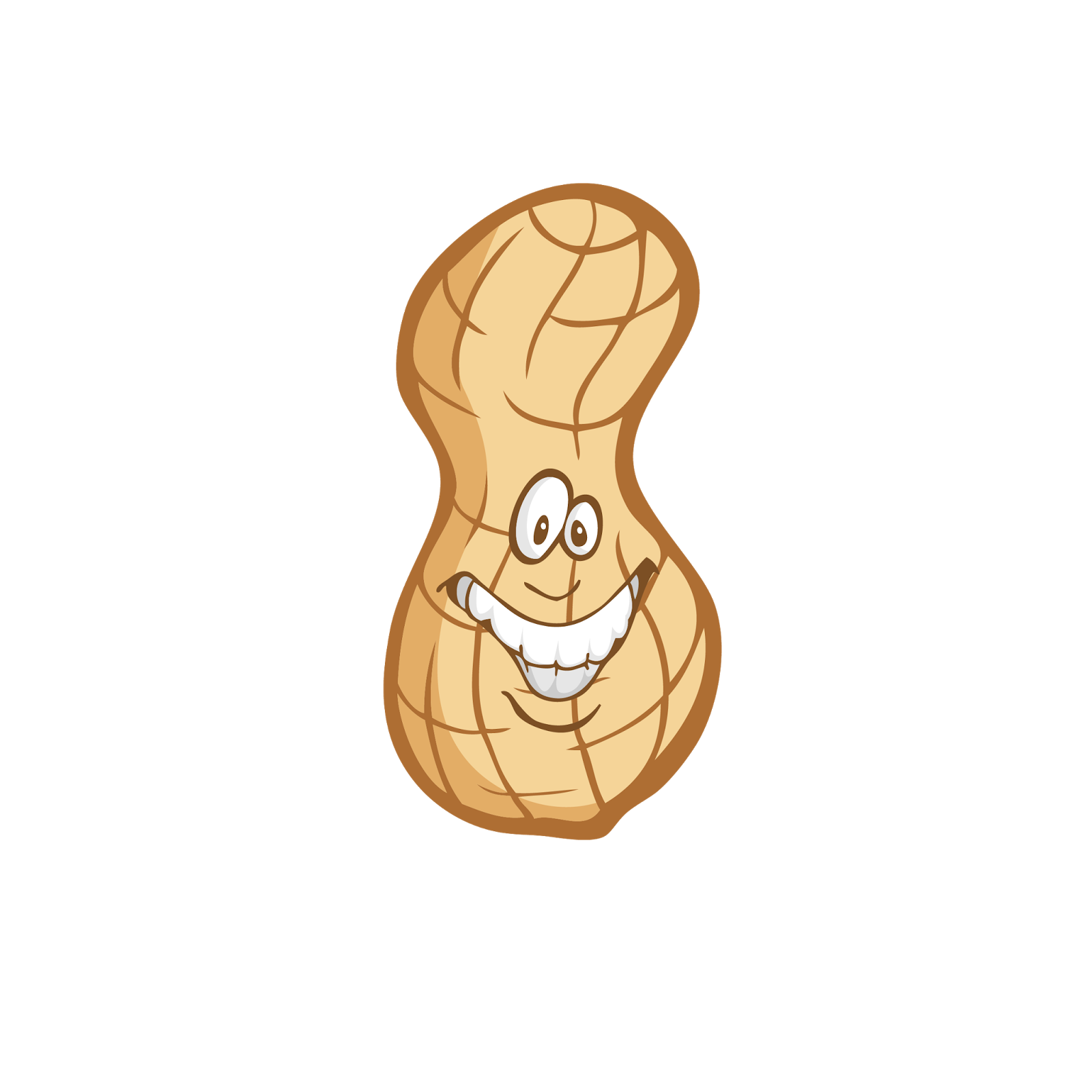 Peanut clipart peanuts character. 