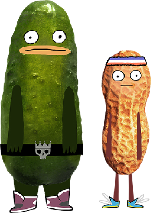 pickle clipart green food