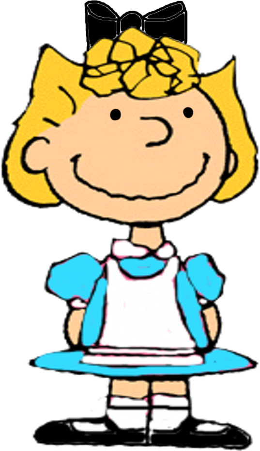 Follow me the gang. Peanuts clipart sally