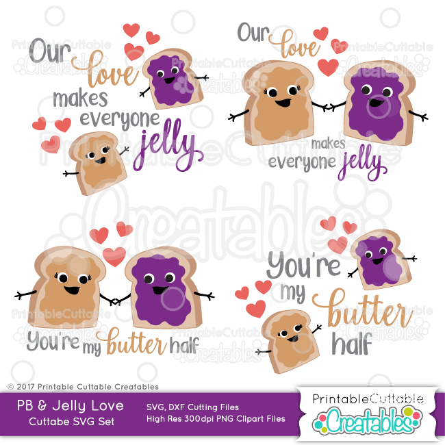 Butter jelly love files. Peanut clipart svg