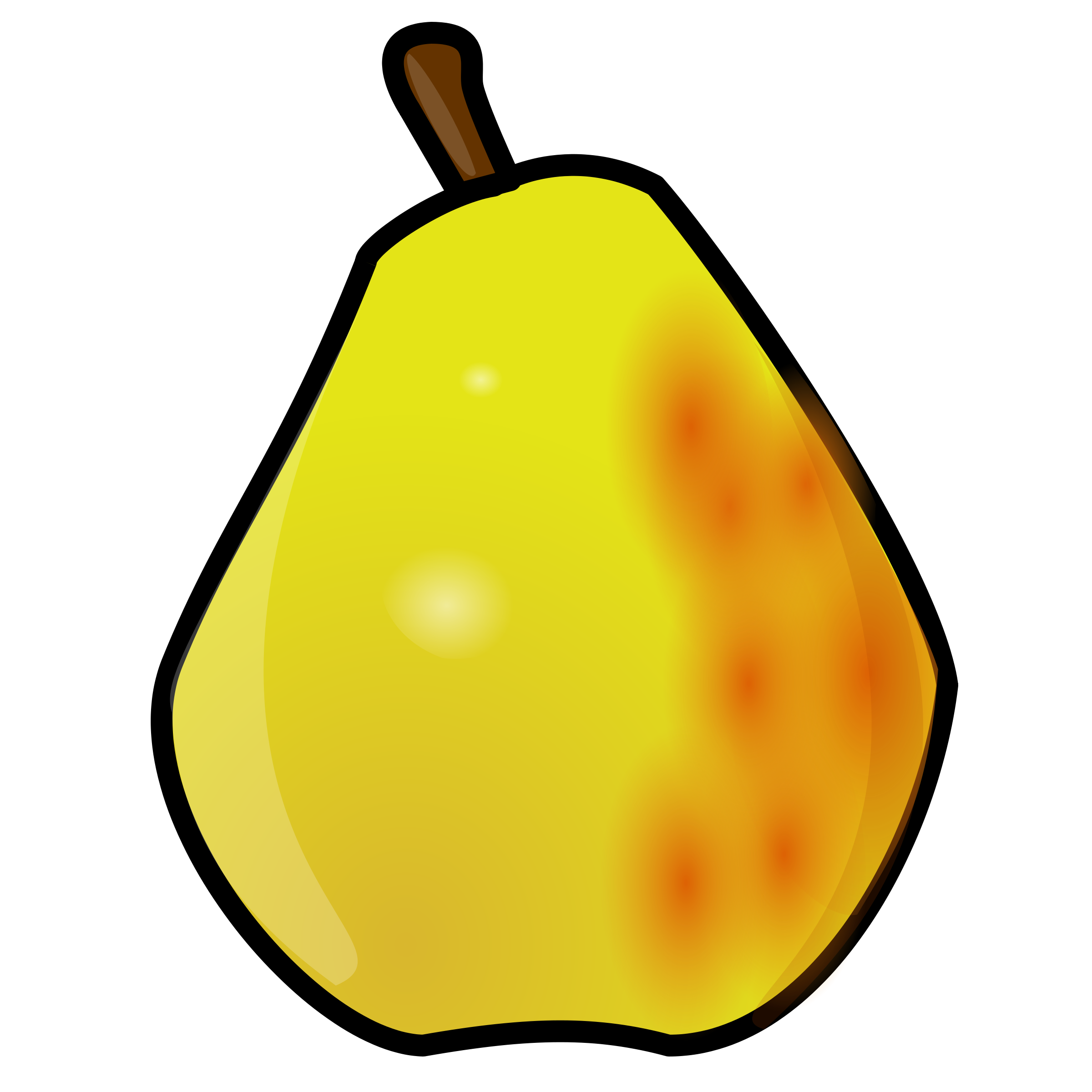 pear clipart cartoon