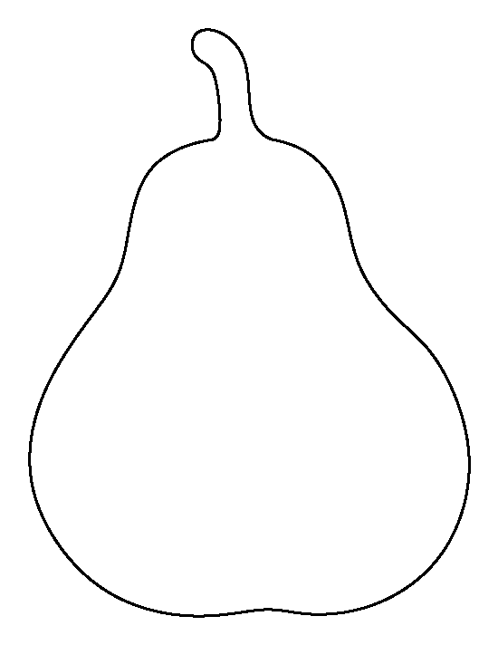 pear clipart pear shape