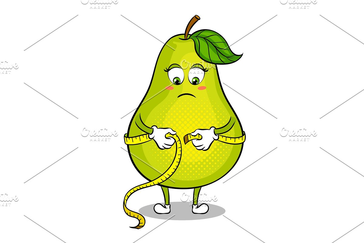 pear clipart pop art