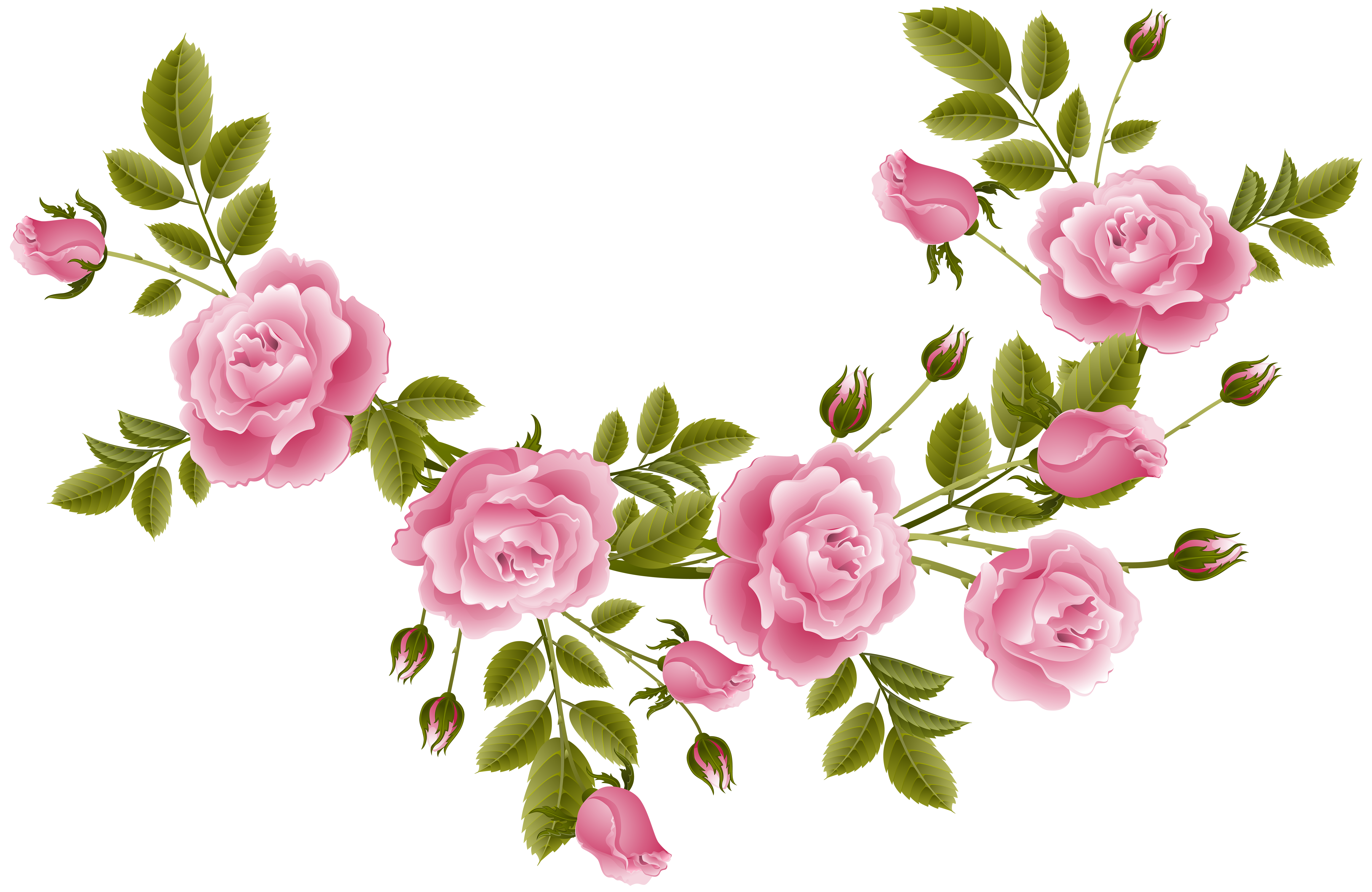 decorative clipart rose