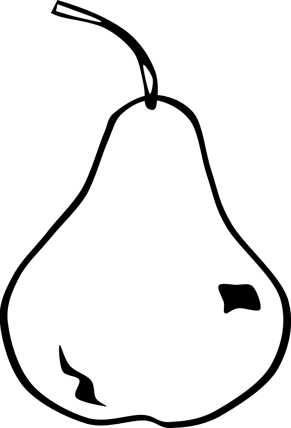 pear clipart svg