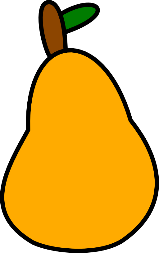 pear clipart svg