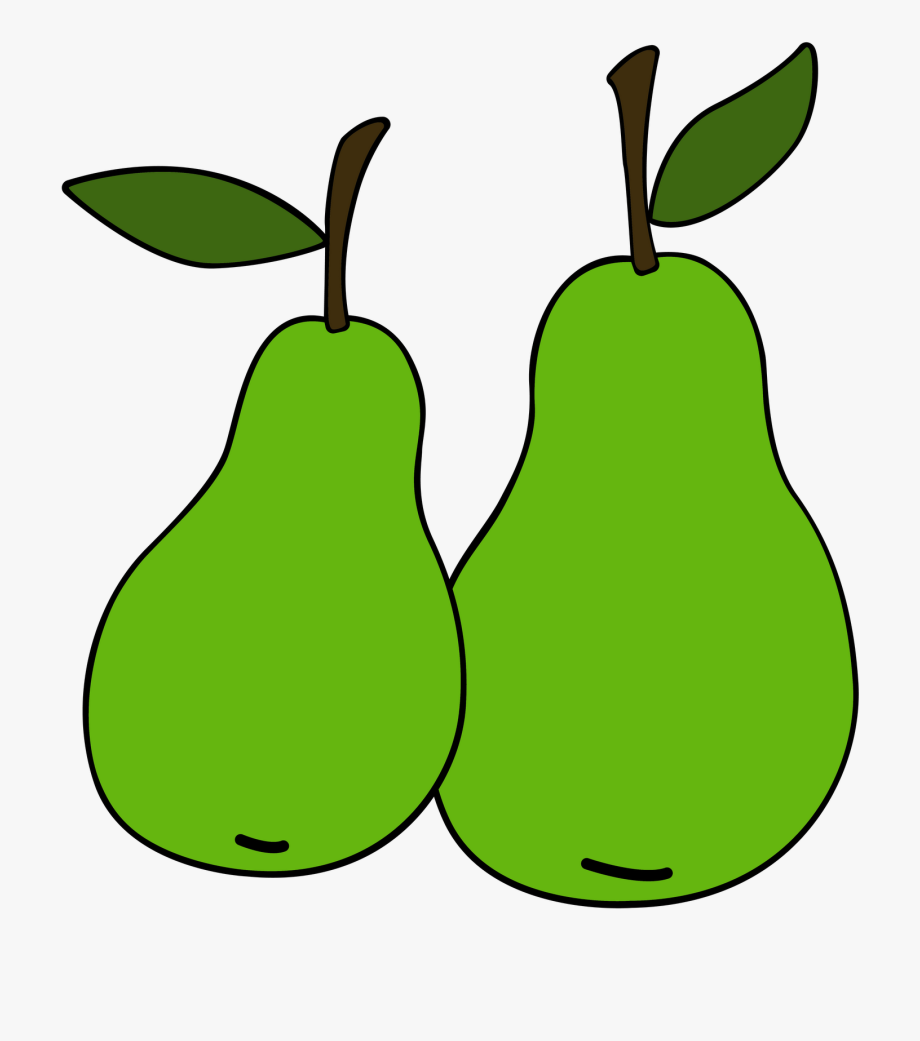 pear clipart two