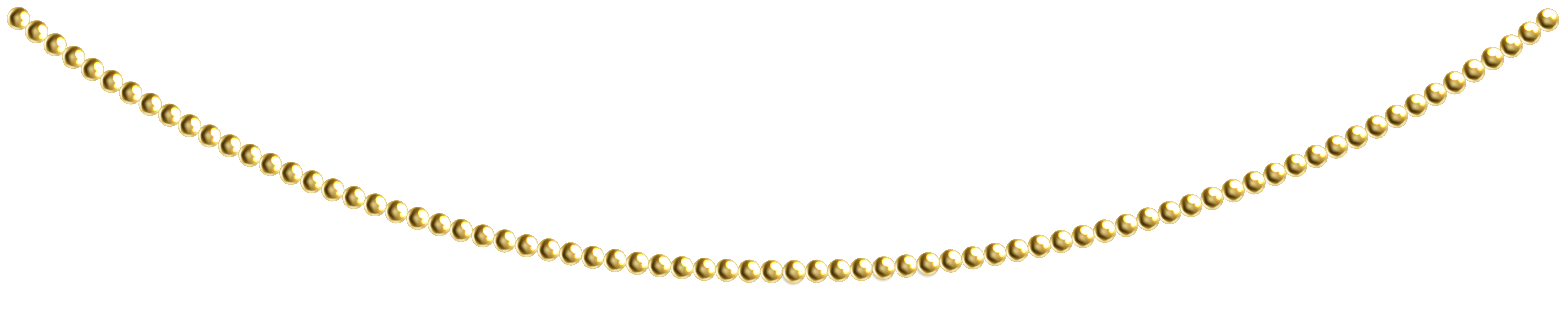 Pearl clipart gold bead. Beads decoration png clip