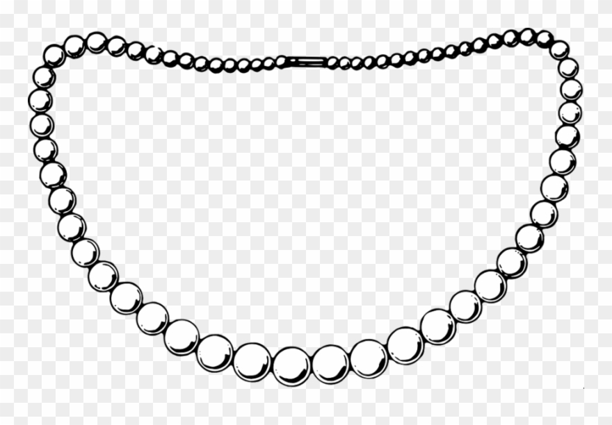 pearl clipart neck chain